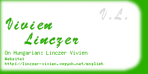 vivien linczer business card